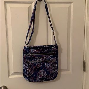 Vera Bradley triple zip hipster crossbody
